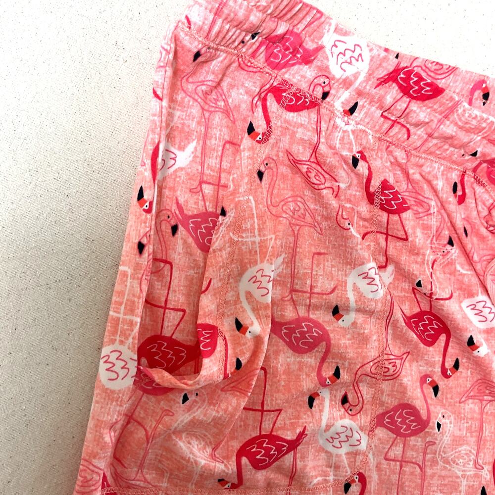 Croft & Barrow Womens 1XL Flamingo Print Matching Pajama Tank And Shorts Set - Picture 4 of 9